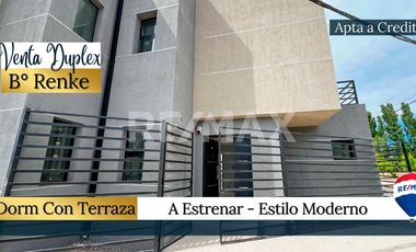VENTA DUPLEX 1 DORM A ESTRENAR, B° RENKE. PLOTTIER