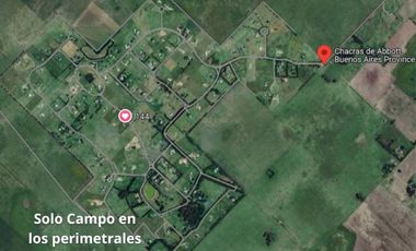 LOTE 5.368 M2 VENTA CHACRAS DE ABBOTT LOTE CENTRAL