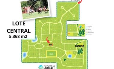 LOTE 5.368 M2 VENTA CHACRAS DE ABBOTT LOTE CENTRAL