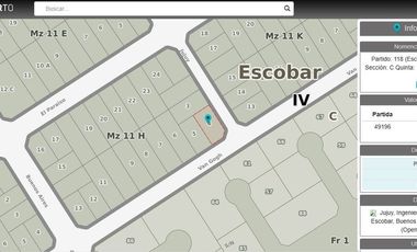 Venta Terreno en Machwitz  Barrio Las Glorias