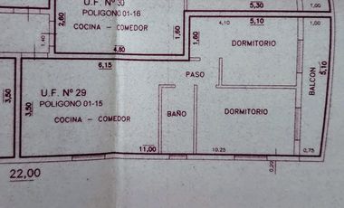 OPORTUNIDAD - DEPARTAMENTO 2 DORMITORIOS EN ORO VERDE.