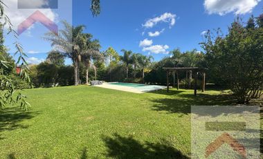 Alquiler TEMPORARIO o ANUAL Casa AMOBLADA 3 dormitorios piscina Chacras de la Reserva Cardales