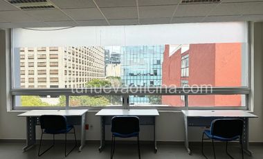 Renta Oficina 185m2, Juárez, Cuauhtémoc- AMUEBLADA