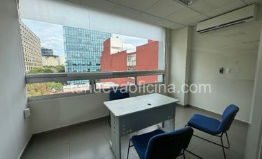 Renta Oficina 185m2, Juárez, Cuauhtémoc- AMUEBLADA