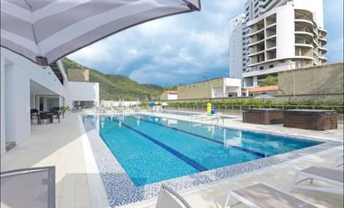 Arriendo Apartamento Amoblado Vista al Mar - Pozos colorados