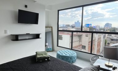 Departamento Amueblado en la Roma