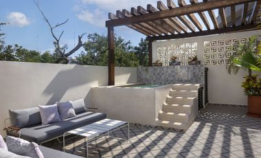 Villa de 4 recamaras con Alberca en Aldea Zama Tulum