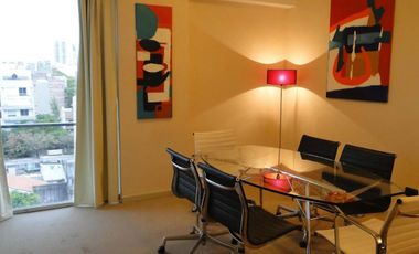 ALQUILER ANUAL MONOAMBIENTE AMOBL PALERMO  BALCON