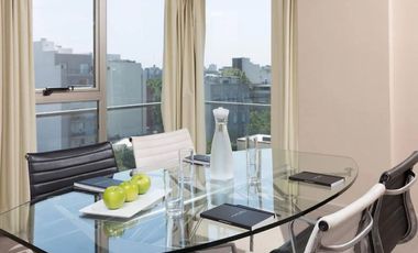 ALQUILER ANUAL MONOAMBIENTE AMOBL PALERMO  BALCON