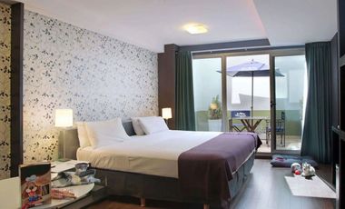 ALQUILER ANUAL MONOAMBIENTE AMOBL PALERMO  BALCON