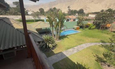 SE ALQUILA CASA EN CIENEGUILLA CON PISCINA - CONTRATO ANUAL