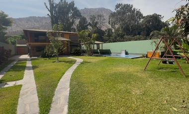 SE ALQUILA CASA EN CIENEGUILLA CON PISCINA - CONTRATO ANUAL