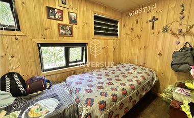 HERMOSA PARCELA CON ORILLA DE RIO Y 2 CASAS A 30 MIN DE VALDIVIA