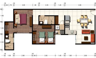 VENTA DEPARTAMENTO, 2 RECÁMARAS, PORTALES, BENITO JUAREZ, CDMX