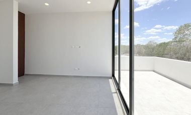 Casa en venta en Cholul Mérida Privada Morera 3 recamaras y alberca