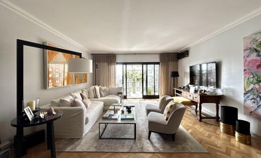 Alquiler con muebles, super categoría, 3 dormitorios, Recoleta.