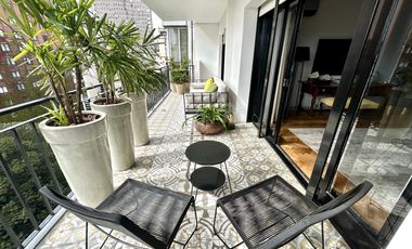 Alquiler con muebles, super categoría, 3 dormitorios, Recoleta.