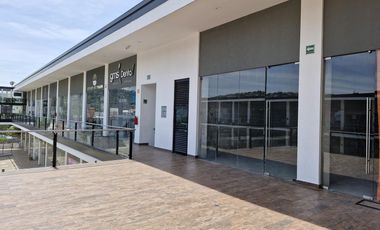 VENTA | RENTA Local Comercial, Servicios u Oficina  de 63.94 obra gris con terraza