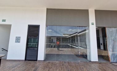 VENTA | RENTA Local Comercial, Servicios u Oficina  de 63.94 obra gris con terraza