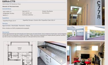 Departamento en venta loft con terraza exclusiva