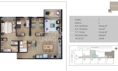 Departamento en Venta en a pasos de metro simon bolivar