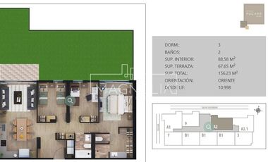 Departamento en Venta en a pasos de metro simon bolivar