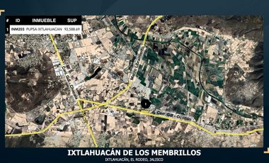VIC-INM203-204 Terreno en Venta en esquina sobre carretera Santa Rosa - La Barca ideal para desarrollo industrial o comercial.