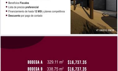 PreVenta de Bodegas con Oficina, estratégica ubicación!