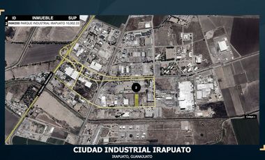 VIC.INM200 Terreno Industrial en Renta dentro de Ciudad Industrial Irapuato con factibilidad de Espuela FF.CC.