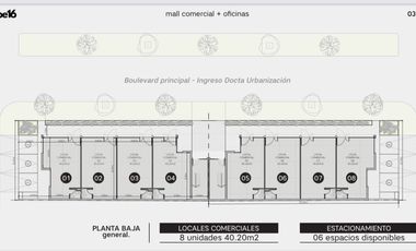 VENTA OFICINA MALL B16 COMERCIAL DOCTA