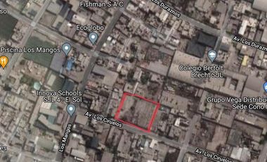 SE VENDE TERRENO DE 700m2 EN CIRUELOS - SAN JUAN DE LURIGANCHO
