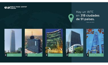 VENTA OFICINAS COMPLEJO EMPRESARIAL WORLD TRADE CENTER PEREIRA