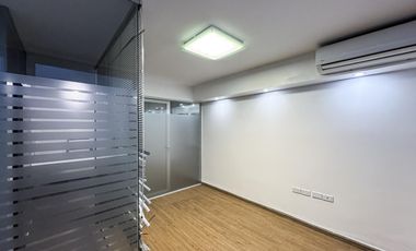 Oficina semiamoblada con 3 ambientes y amenities