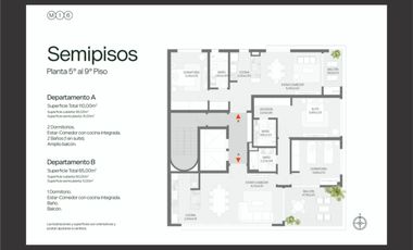 Departamento en venta 2 Dormitorios - Bv. Gálvez