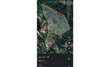 Lote para la venta en la Estrella vereda sanisidro