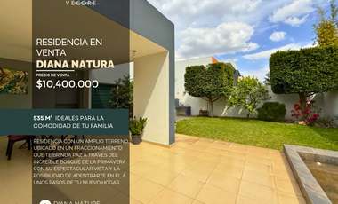 RESIDENCIA EN VENTA EN DIANA NATURA, ZAPOPAN