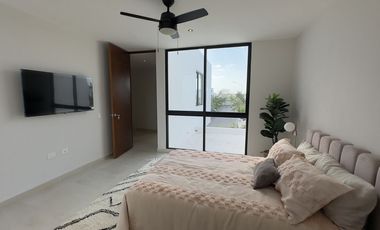 Casa en venta Nueva en privada, Amueblada y equipada en Conkal Yucatán