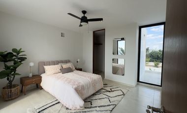 Casa en venta Nueva en privada, Amueblada y equipada en Conkal Yucatán