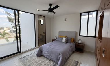 Casa en venta Nueva en privada, Amueblada y equipada en Conkal Yucatán