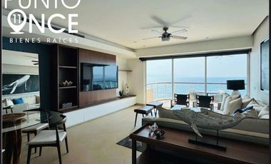 Departamento en renta en del canto nuevo Vallarta frente al mar