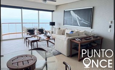 Departamento en renta en del canto nuevo Vallarta frente al mar