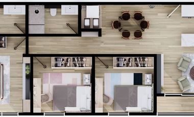Departamento en Preventa en Santa Catarina