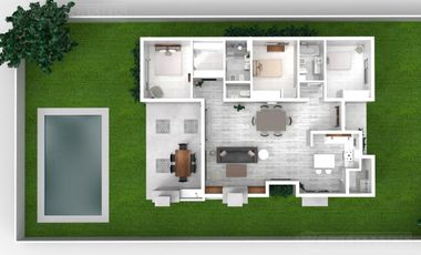 Casa a estrenar con 3 dormitorios en venta en Vila Marina