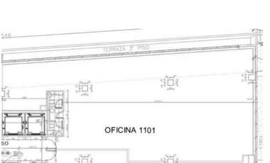 OFICINA 200M2 HABILITADA A PASOS DE METRO PEDRO DE VALDIVIA