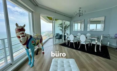 EXCLUSIVO DEPARTAMENTO AMOBLADO CON VISTA AL MAR EN ALQUILER EN MIRAFLORES