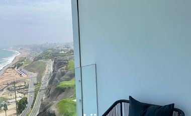 EXCLUSIVO DEPARTAMENTO AMOBLADO CON VISTA AL MAR EN ALQUILER EN MIRAFLORES