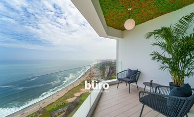 EXCLUSIVO DEPARTAMENTO AMOBLADO CON VISTA AL MAR EN ALQUILER EN MIRAFLORES