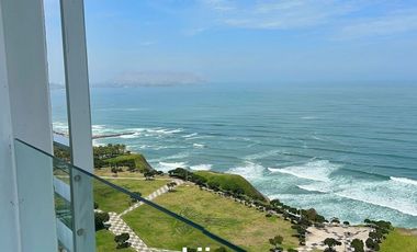 EXCLUSIVO DEPARTAMENTO AMOBLADO CON VISTA AL MAR EN ALQUILER EN MIRAFLORES