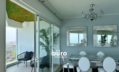 EXCLUSIVO DEPARTAMENTO AMOBLADO CON VISTA AL MAR EN ALQUILER EN MIRAFLORES