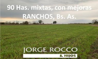 Campo en venta en Ranchos. 90 Has. mixto
